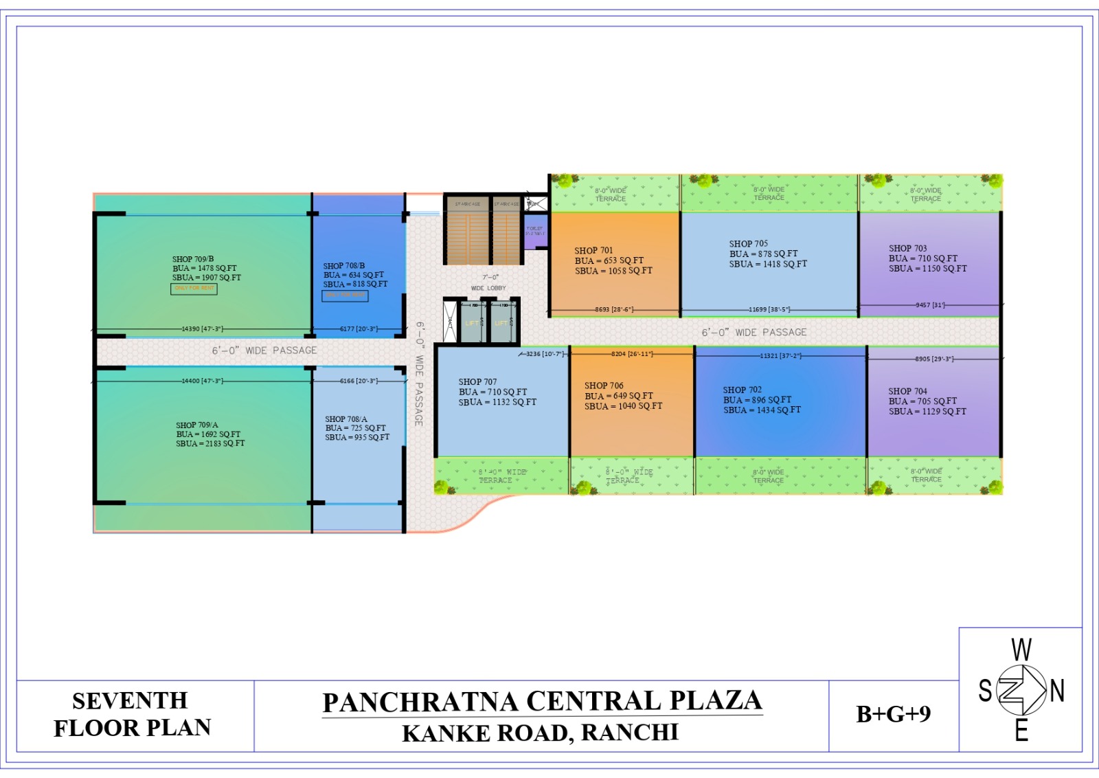 Panchratna Central Plaza , Kanka Road