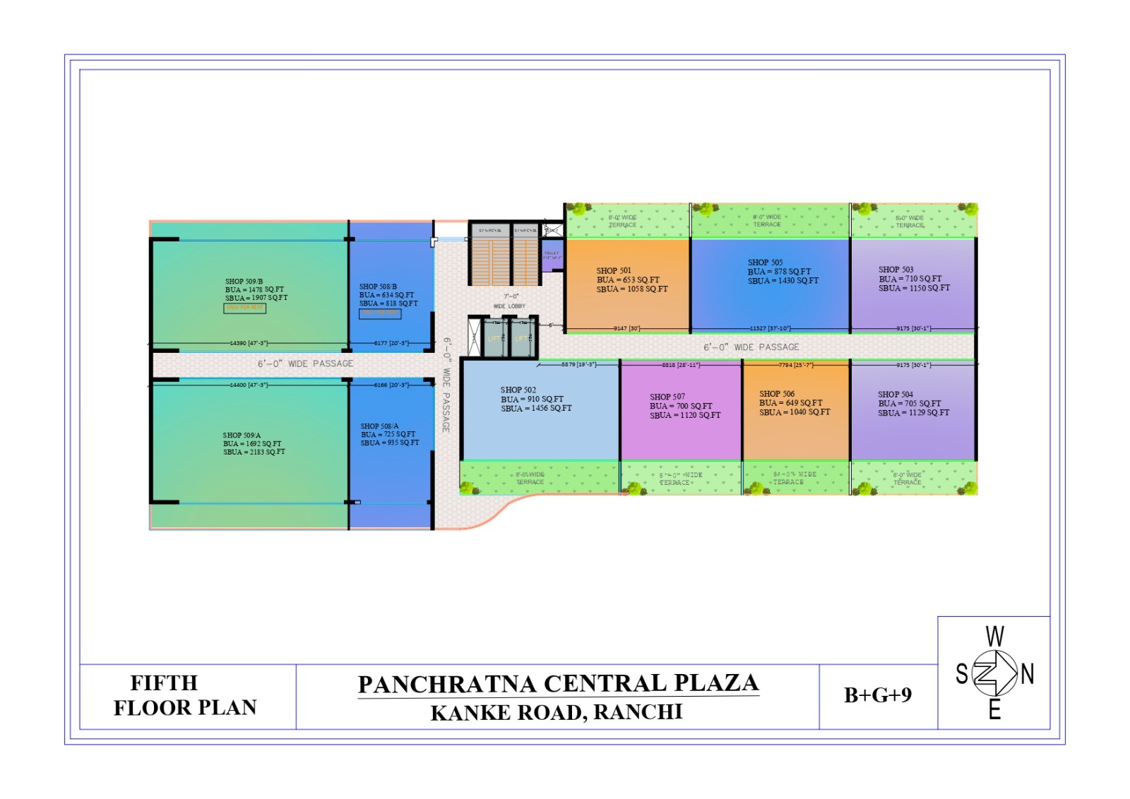 Panchratna Central Plaza , Kanka Road